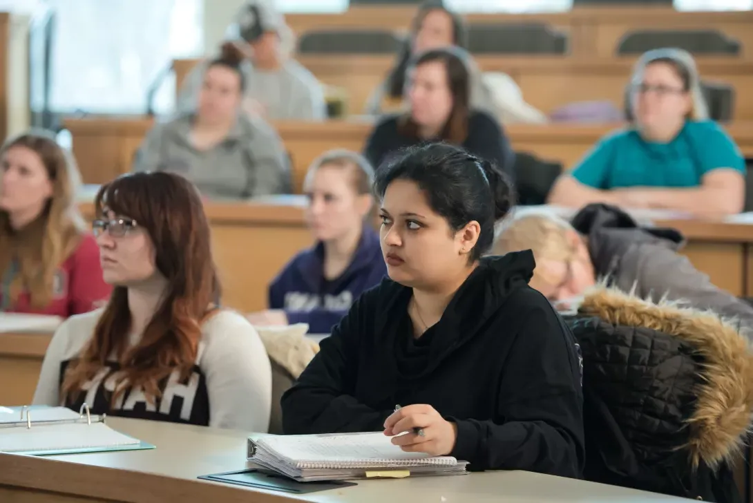 Students in Psychology class